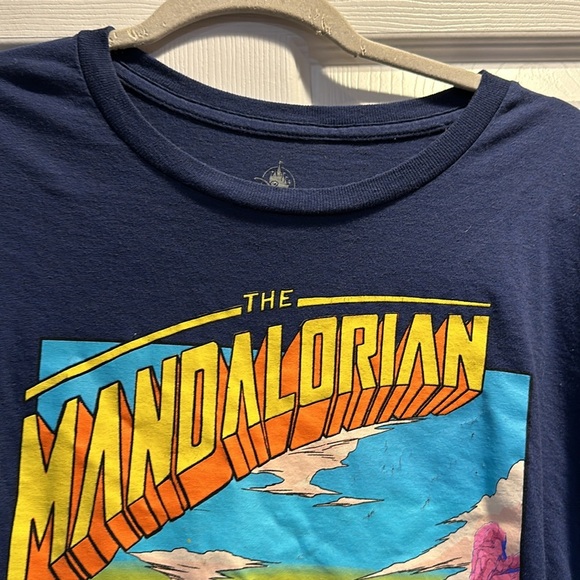 Disney Parks The Mandalorian Star Wars Tee Shirt L - Picture 3 of 6